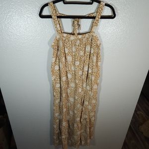 Old Navy Sleeveless Tie-Back Maxi Swing Dress Size M